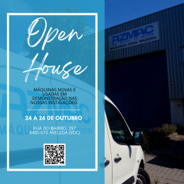 OPEN HOUSE AZMAC DE 24 A 26 DE OUTUBRO