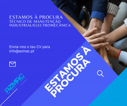 ESTAMOS À PROCURA
